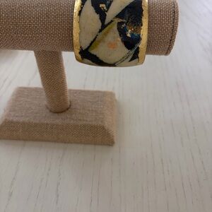 Evocateur 22k Butterfly Design Cuff Bracelet